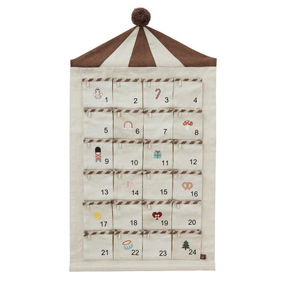 OYOY Cirkus Julkalender - Beige/brun
