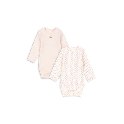 Fanga Fontana Bello bodystocking m. lange ærmer, Blush mix - str. 1 - 9 mdr.