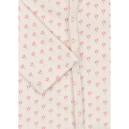 Fanga Fontana Bello bodystocking med långa ärmar, Punto rosa – strl. 1–6 mån.