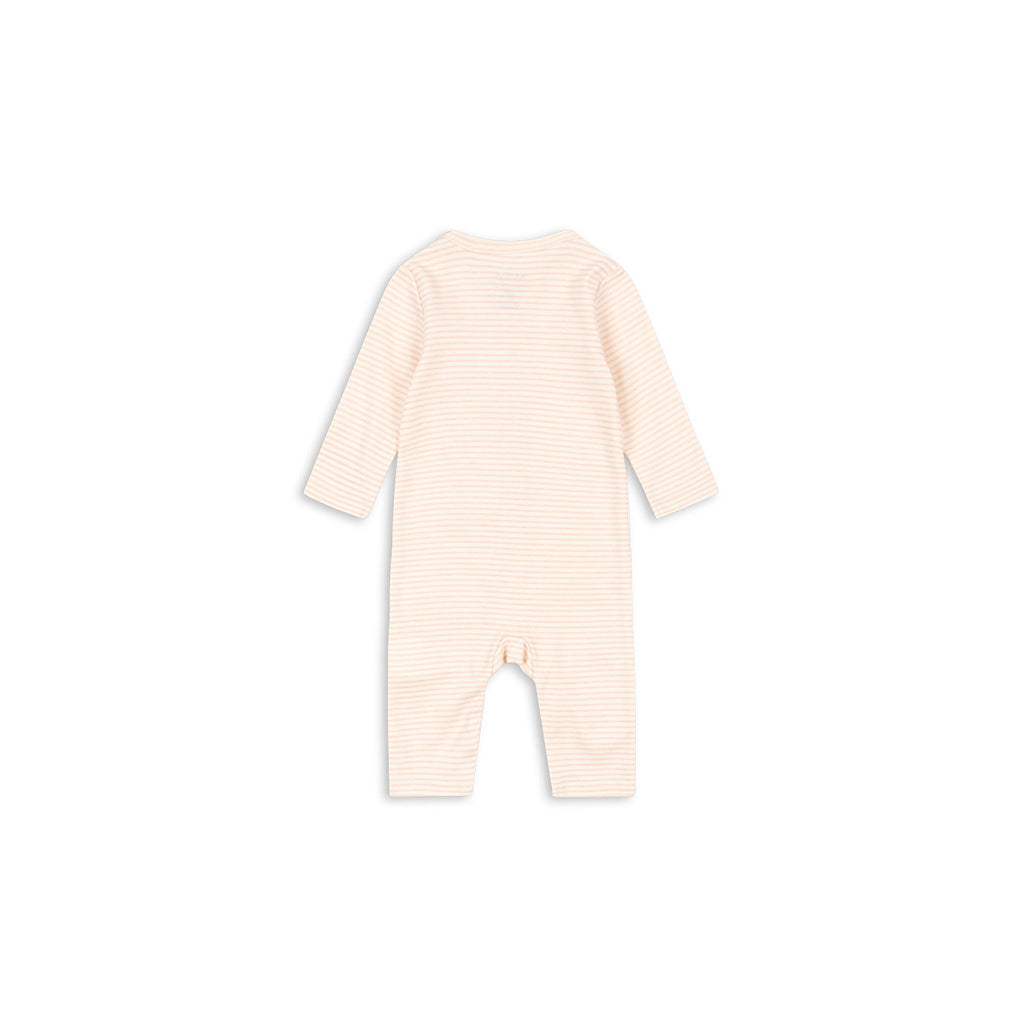 Fanga Fontana Fio bodystocking med långa ärmar, Tea stripe cameo – strl. 1–6 mån.