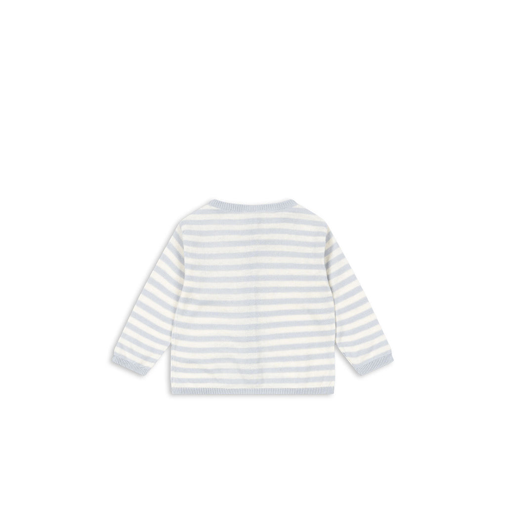 Fanga Fontana Venti babykofta, ekologisk, Gray dawn - strl. 1 - 9 mån.