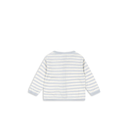 Fanga Fontana Venti babykofta, ekologisk, Gray dawn - strl. 1 - 9 mån.