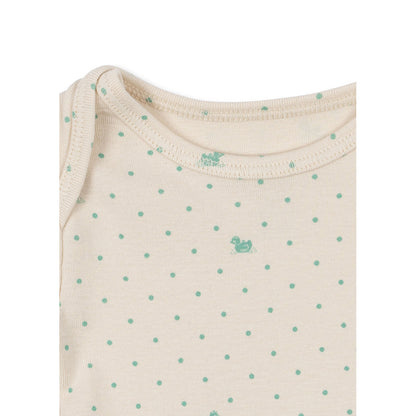 Fanga Fontana Bello bodystocking med långa ärmar, Lago verde - strl. 1 - 9 mån.