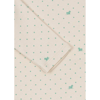 Fanga Fontana Bello bodystocking med långa ärmar, Lago verde - strl. 1 - 9 mån.