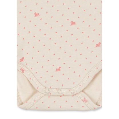 Fanga Fontana Bello bodystocking med långa ärmar, Lago rosa – storlek 1–9 månader.