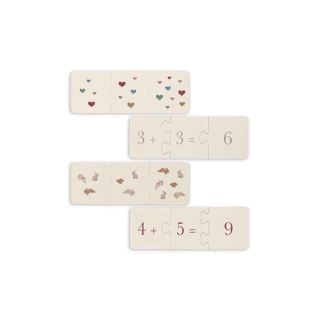 Konges Sløjd pussel, Match, 9 små pussel - 27 bitar