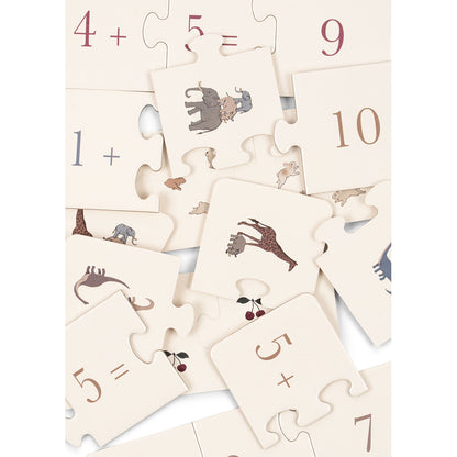 Konges Sløjd pussel, Match, 9 små pussel - 27 bitar