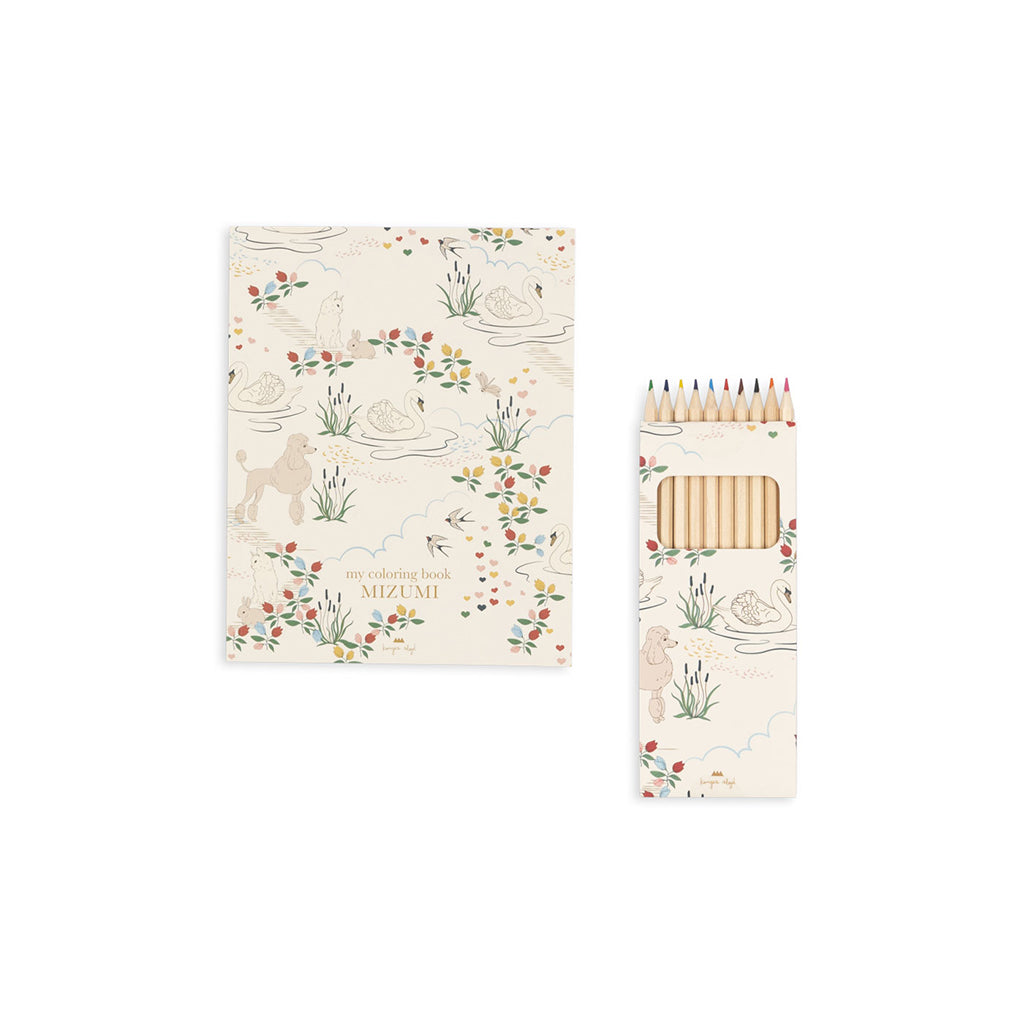 Konges Sløjd Målarbok och färger, Mizumi