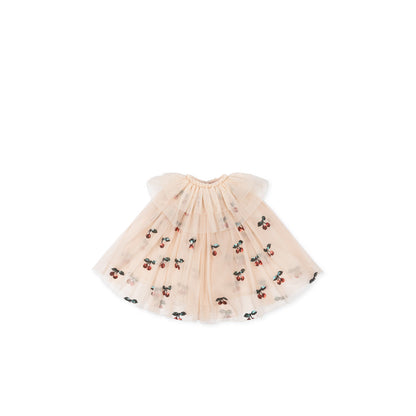 Konges Sløjd Glitter fe-utstyr, Ma grande cerise, cape och skor – skostorlek 23-30