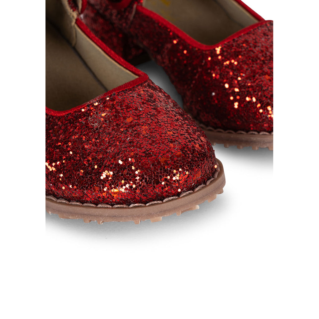 Konges Sløjd Glitter fe-utstyr, Ma grande cerise, cape och skor – skostorlek 23-30