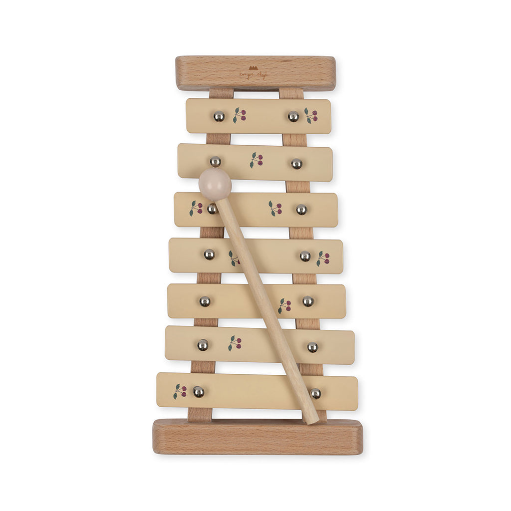Konges Sløjd musikinstrument i trä, xylofon - Cherry