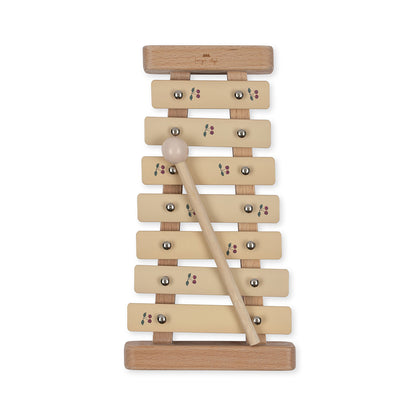 Konges Sløjd musikinstrument i trä, xylofon - Cherry