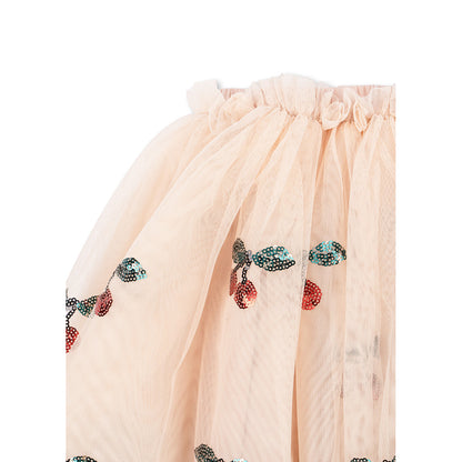 Konges Sløjd Yvonne kjol, Ma grande cerise sequin - strl. 18 mån-6 år