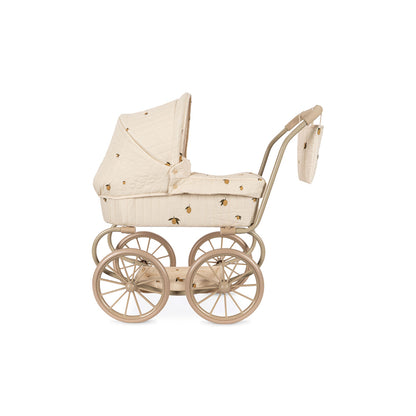 Konges Sløjd Minnie Dockvagn med väska - Lemon