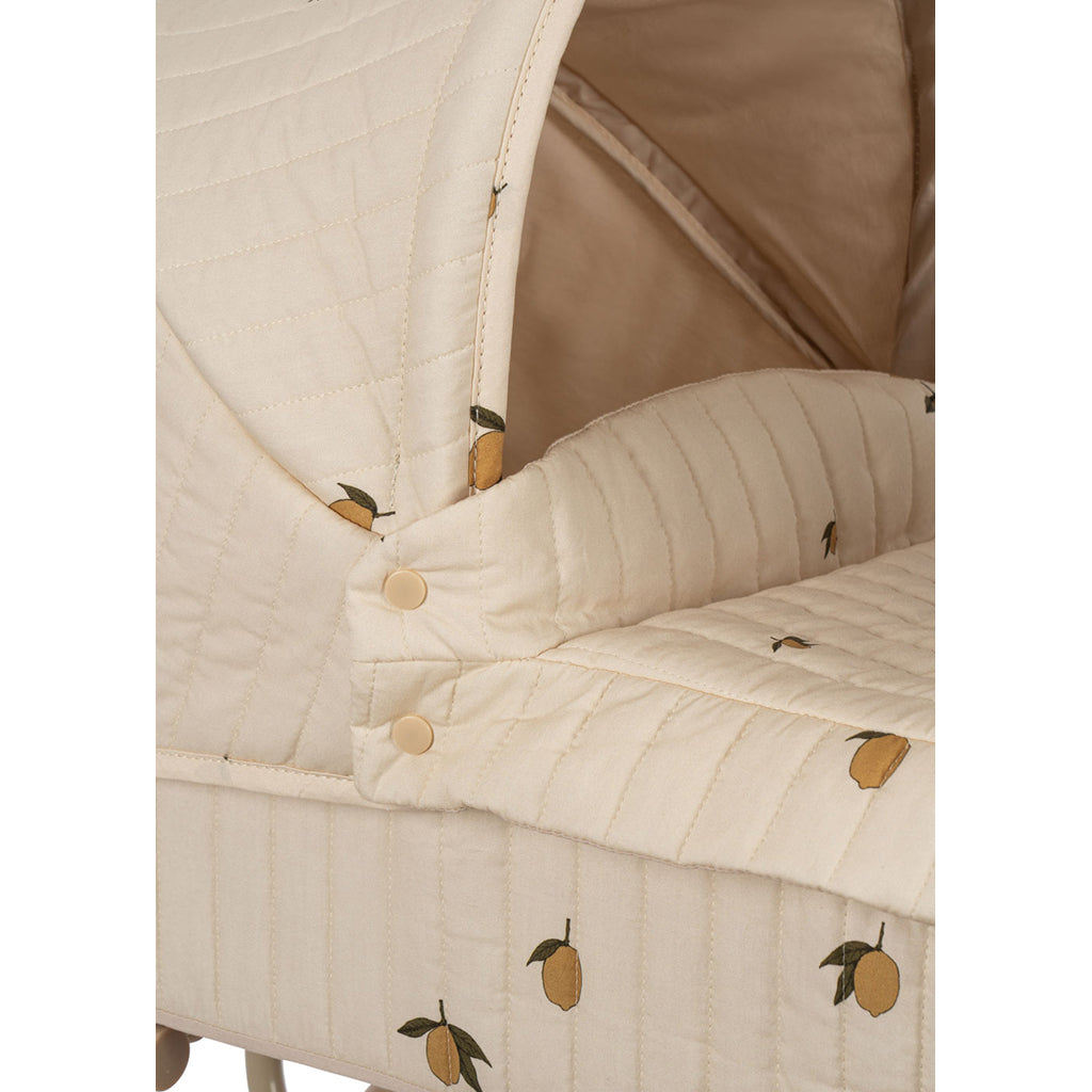 Konges Sløjd Minnie Dockvagn med väska - Lemon