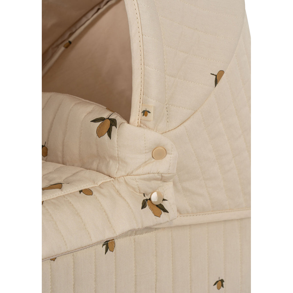 Konges Sløjd Minnie Dockvagn med väska - Lemon