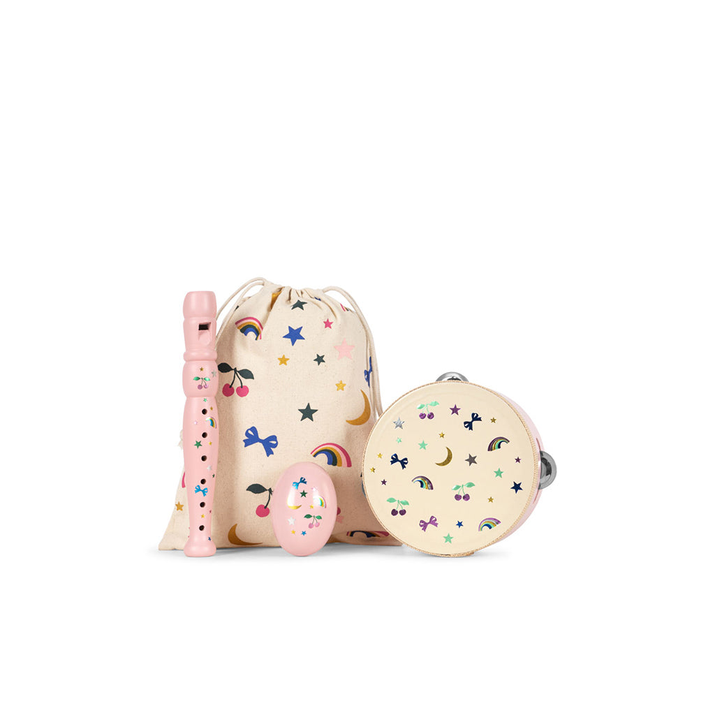 Konges Sløjd Litet set med musikinstrument, Rainbow twinkle