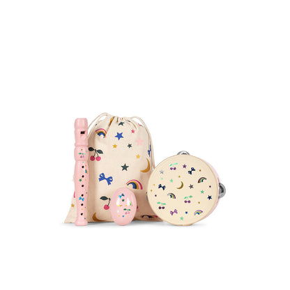 Konges Sløjd Litet set med musikinstrument, Rainbow twinkle