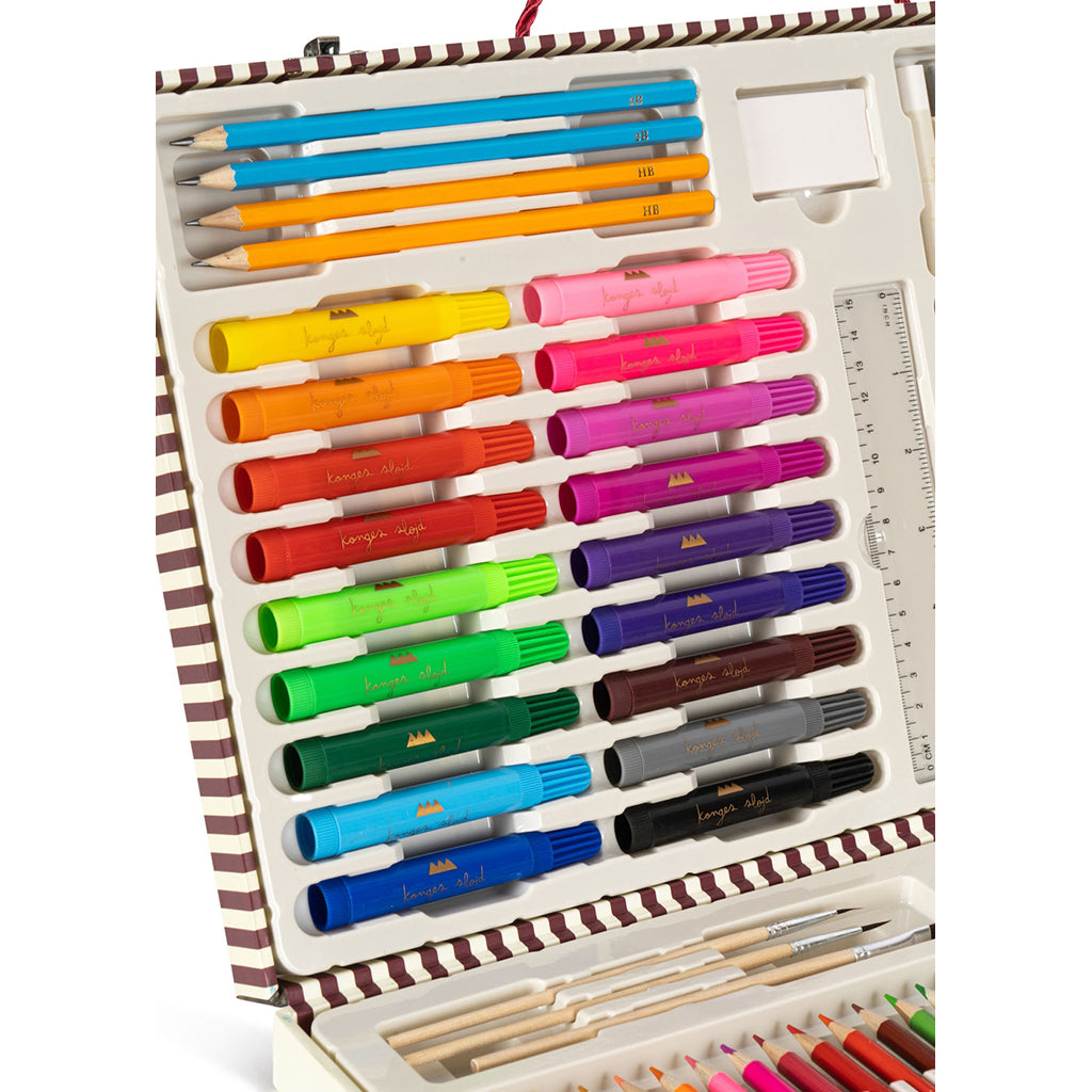 Konges Sløjd Mitt kreativa set, Resväska med ritmaterial