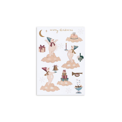 Konges Sløjd Fönsterklistermärken och pennor, Let it snow