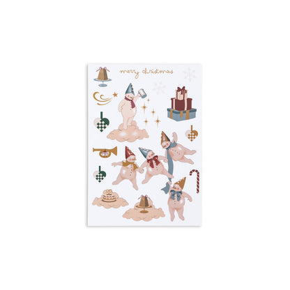 Konges Sløjd Fönsterklistermärken och pennor, Let it snow