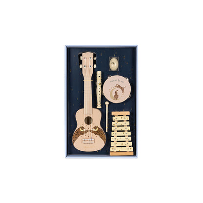 Konges Sløjd Set med musikinstrument, All I wish for - Tiger Sand