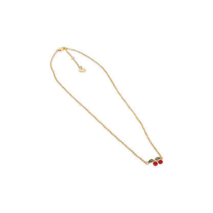 Konges Sløjd 24K guldbelagt halsband, Cherry
