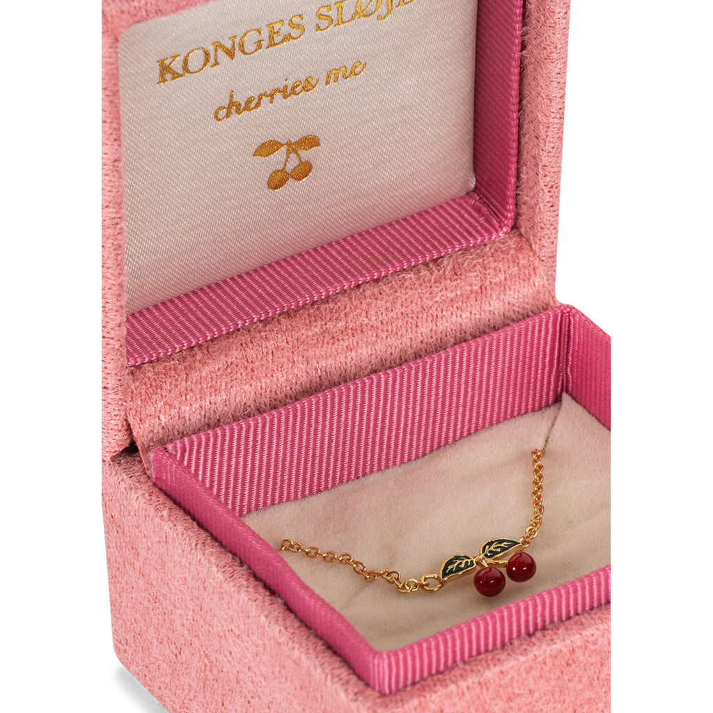 Konges Sløjd 24K guldbelagt halsband, Cherry
