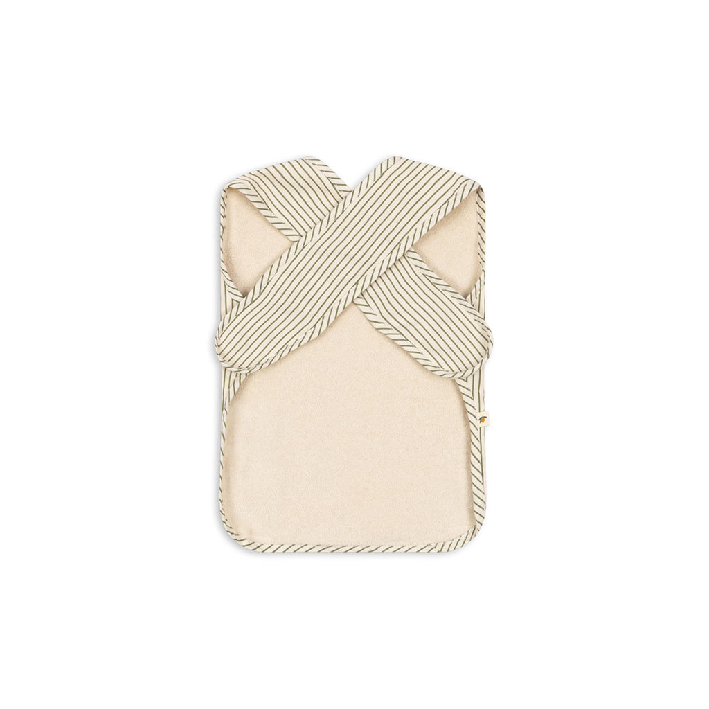 Konges Sløjd Comea haklapp, ekologisk - Tea stripe