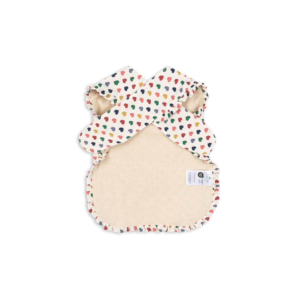 Konges Sløjd Comea Frill haklapp, ekologisk - Coeur Coloré