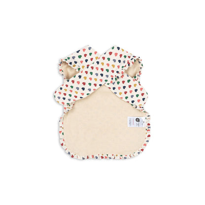 Konges Sløjd Comea Frill haklapp, ekologisk - Coeur Coloré