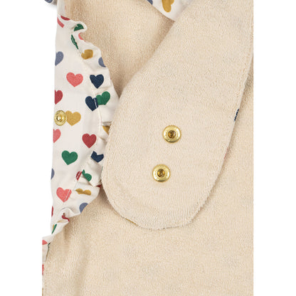 Konges Sløjd Comea Frill haklapp, ekologisk - Coeur Coloré