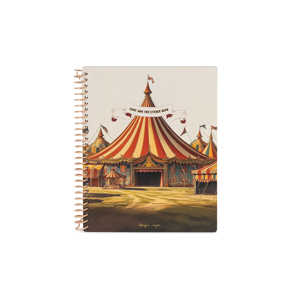 Konges Sløjd My sticker book, Klistermärkesbok – Circus