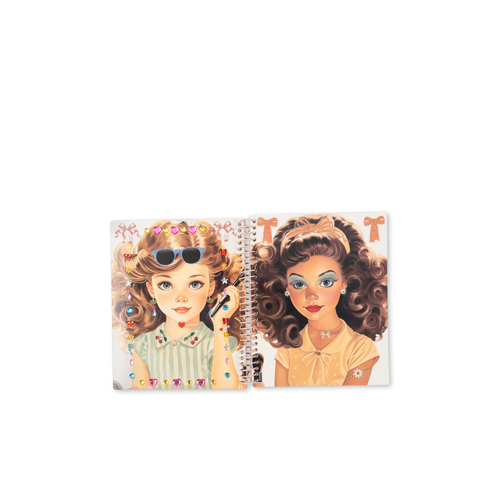 Konges Sløjd Glam me up, klistermärkesbok