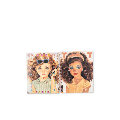 Konges Sløjd Glam me up, klistermärkesbok