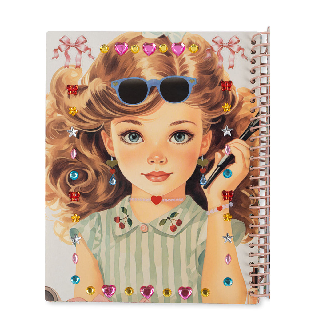 Konges Sløjd Glam me up, klistermärkesbok