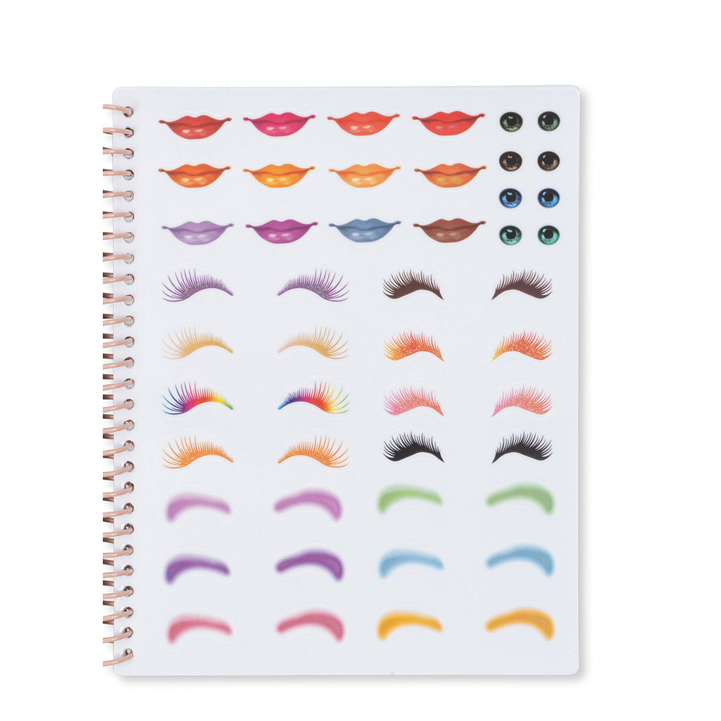 Konges Sløjd Glam me up, klistermärkesbok