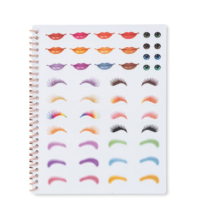 Konges Sløjd Glam me up, klistermärkesbok