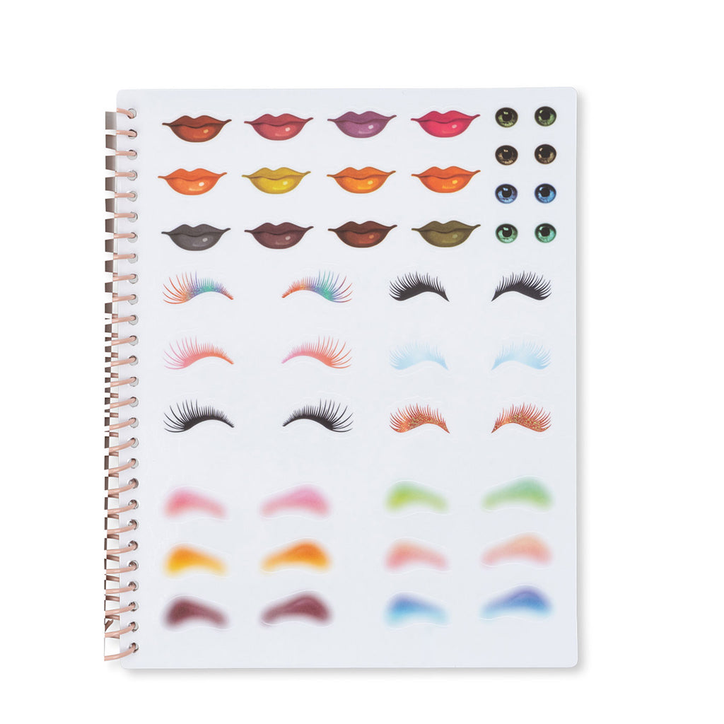 Konges Sløjd Glam me up, klistermärkesbok