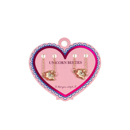 Konges Sløjd Armband, 2-pack - Unicorn bestie - gold