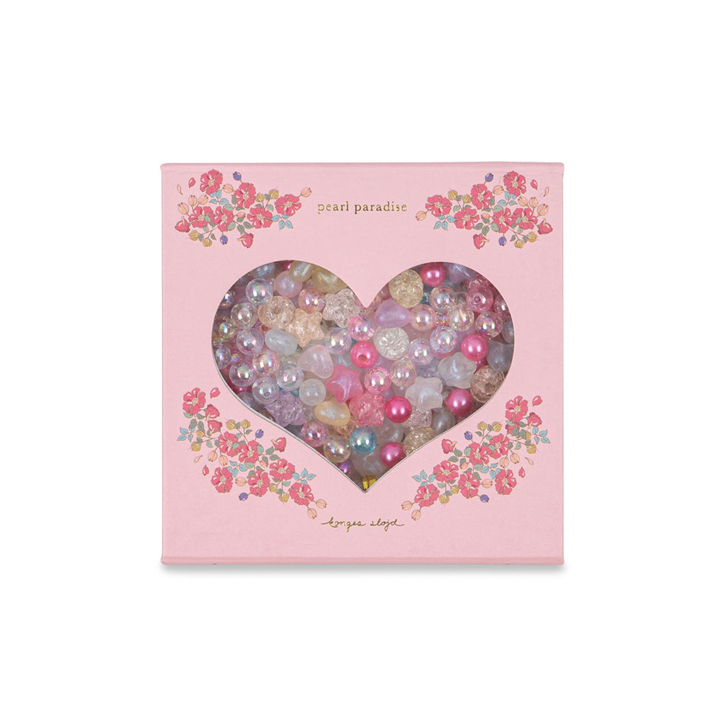 Konges Sløjd Perleask, Box of pearls – Blue/pink