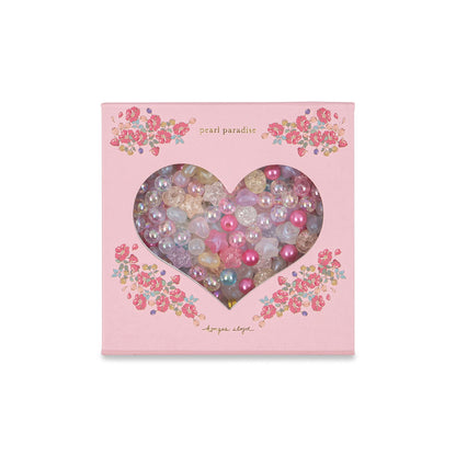 Konges Sløjd Perleask, Box of pearls – Blue/pink