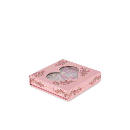 Konges Sløjd Perleask, Box of pearls – Blue/pink