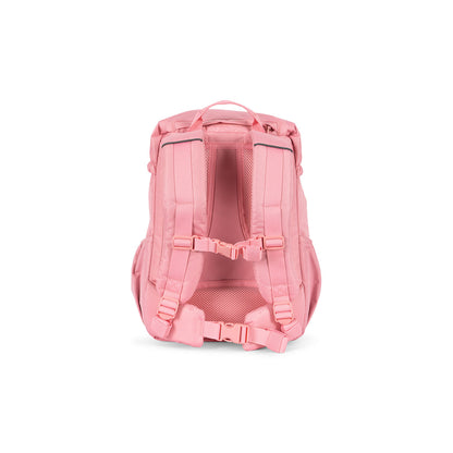 Konges Sløjd Clover skolryggsäck med tillhörande gymnastikpåse och regnskydd, Peony