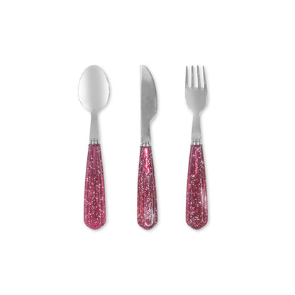 Konges Sløjd-glitterbestickset i rostfritt stål, Sparkling sangria