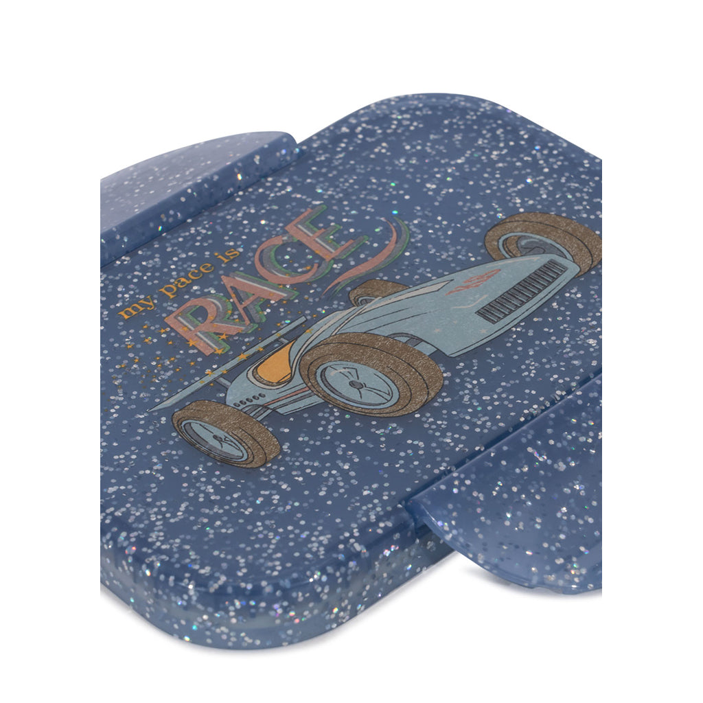 Konges Sløjd Glitter Lunch box, Matlåda - Race