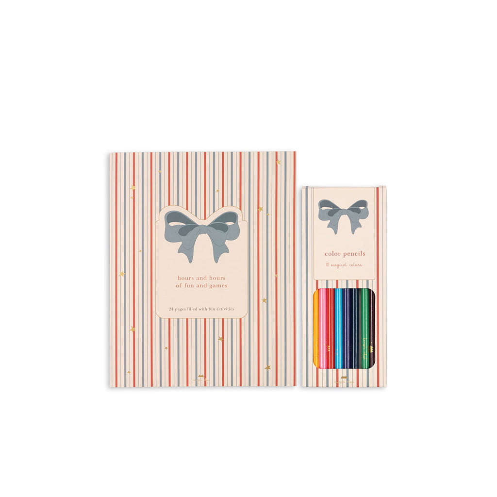 Konges Sløjd Aktivitetsbok med färgpennor och klistermärken - Multi