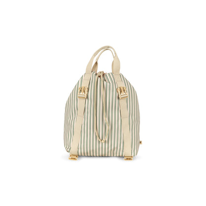 Konges Sløjd Clover skoletaske med gymnastikpåse och regnslag - Duo Verde