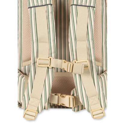 Konges Sløjd Clover skoletaske med gymnastikpåse och regnslag - Duo Verde