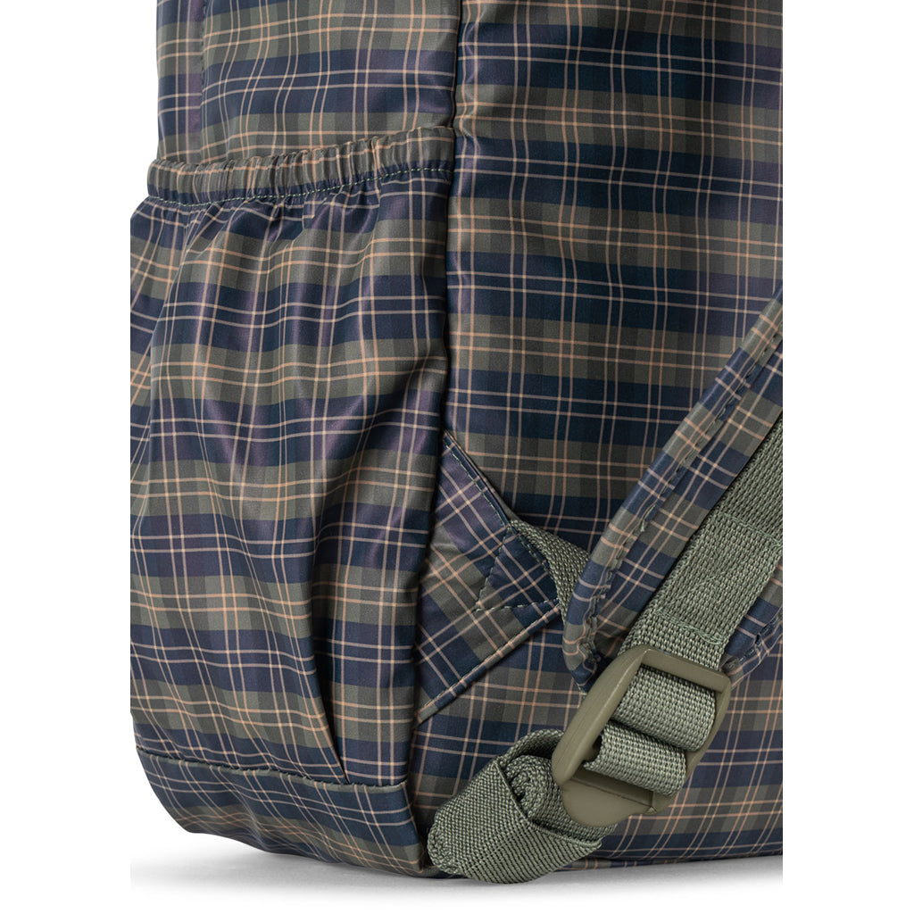 Konges Sløjd Rainy Kids Midi ryggsäck, Laurel Blue Check